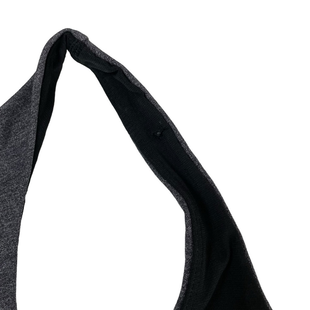 lululemon athletica Invigorate Bra Heathered Black Sz 8 - Picture 10 of 12